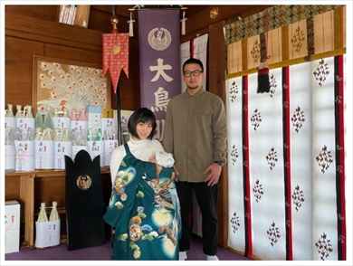 高橋ユウ 卜部弘嵩 息子 名前 禅清 お宮参り ブログ