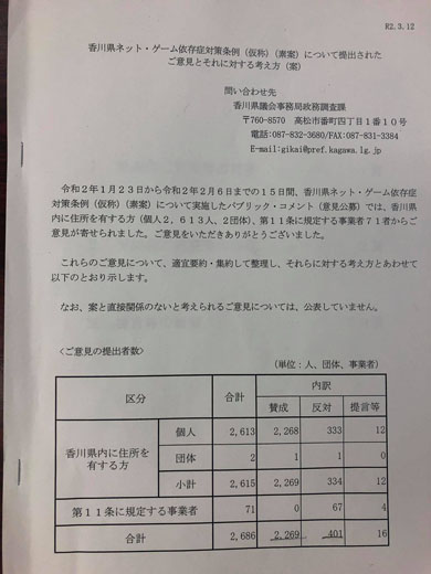 香川県 ゲーム規制条例 秋山議員