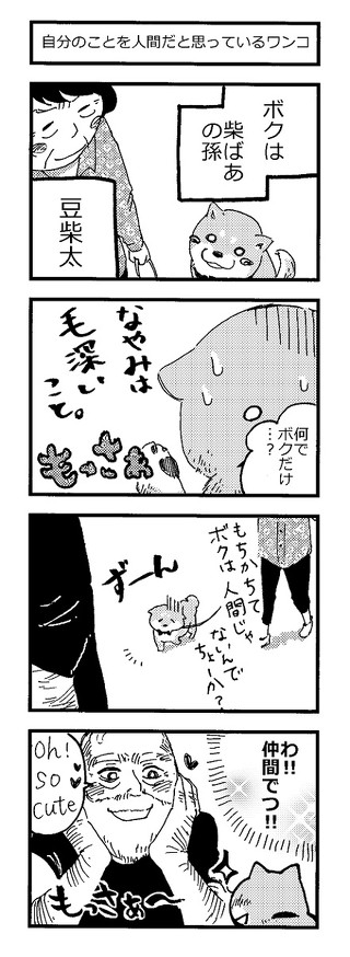 漫画家 ヤマモトヨウコ 3.11 震災 物語 おばあちゃん 孫 柴犬