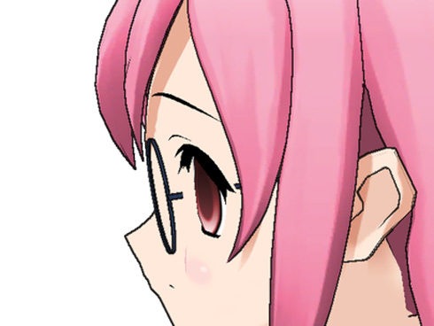 テンプルを省略したイラスト