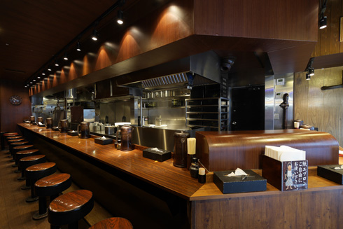 渋谷 麺屋武蔵 武骨外伝　内観