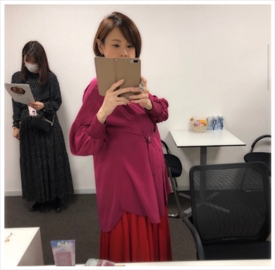 高橋真麻 妊娠 ブログ 激やせ 頬こけ 体調 妊婦 腹囲 おなか