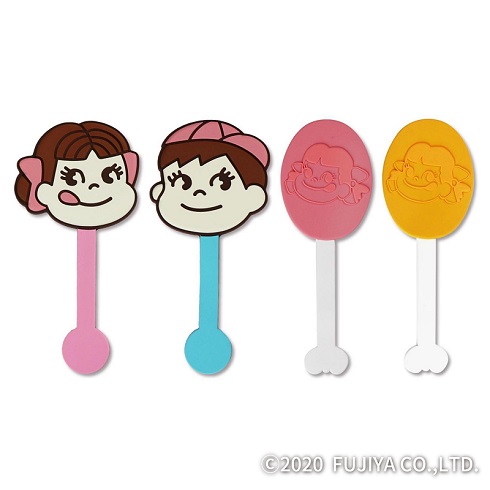 （不二家のお菓子が便利グッズになって登場）