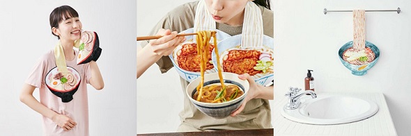 （フェリシモの「麺タオル」が登場）
