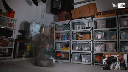 エアバッグ 上に 座る 実験 YouTube スローモーション