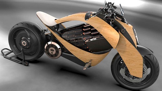 電動バイク Newron 木