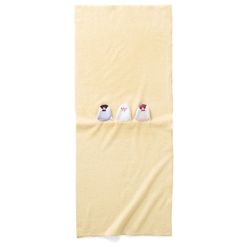 （フェリシモ「ちょこんっと小鳥がとまるフェイスタオルの会」）