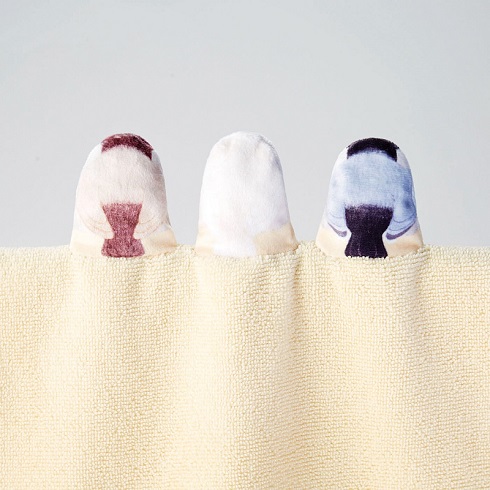 （フェリシモ「ちょこんっと小鳥がとまるフェイスタオルの会」）