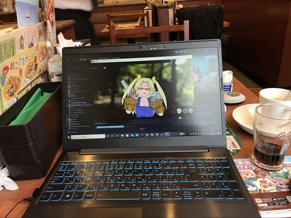 マシーナリーとも子「ideapad L340 Gaming」