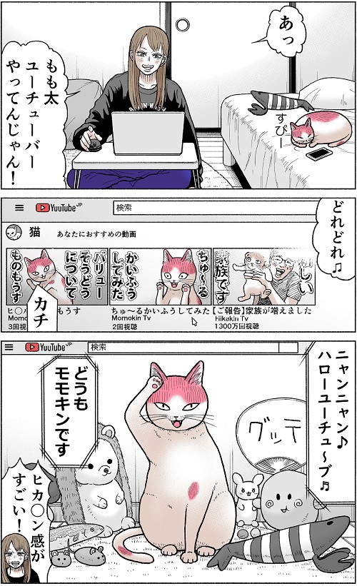 かしこい猫もも太
