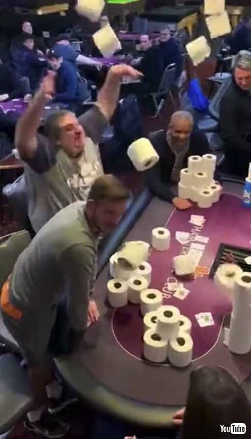 スポーツバーで撮影された闇のポーカーゲーム　ある貴重品を賭けた勝負