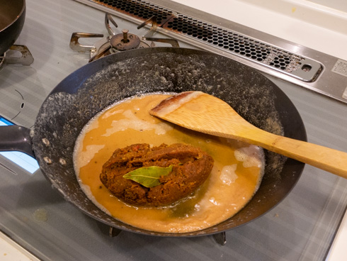 ペーストを入れたところ