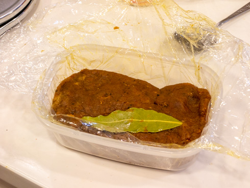 ラップにくるまれたルー