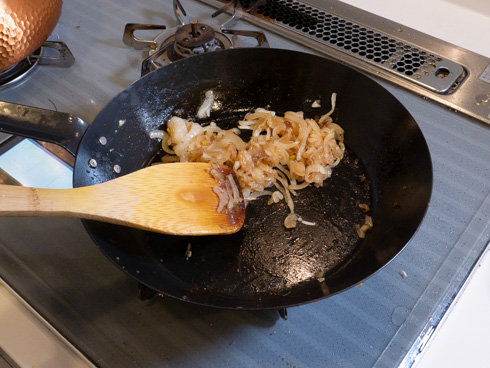 30分炒めたタマネギ