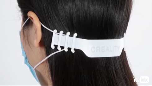 Creality 中国 3Dプリンタ マスク用 バックル 開発 データ 公開 ダウンロード