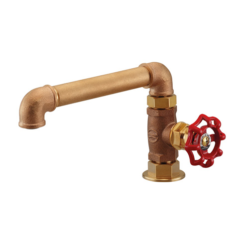 「厨房用立形自在水栓」