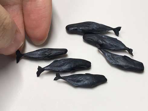 レジン アート マッコウクジラが睡る海の卵 クジラ ハンドメイド