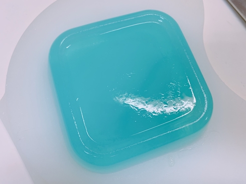 カラフル牛乳寒天