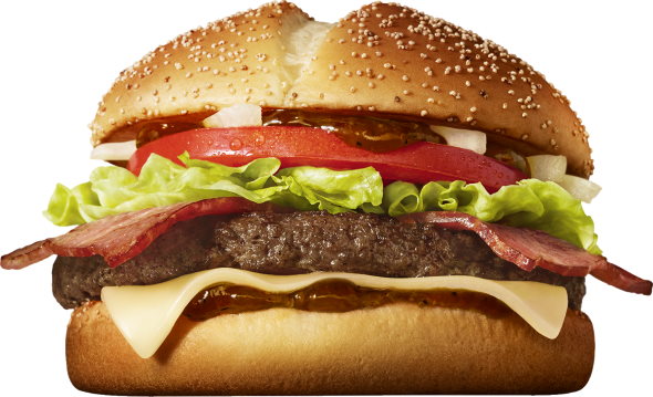 マクドナルド サムライマック 醤油風 ダブル肉厚ビーフ ベーコントマト肉厚ビーフ