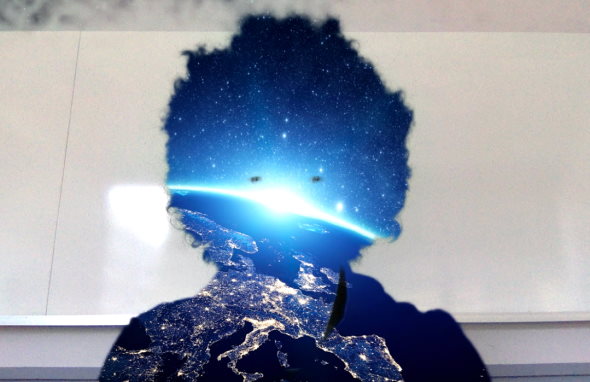 Web会議 バーチャル背景 宇宙 人知を超えた超次元生命体 まきのゆうき バーグハンバーグバーグ zoom