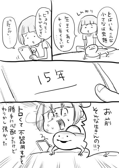 漫画 イラスト 松本ひで吉 トカゲ ヒョウモントカゲモドキ かわいい