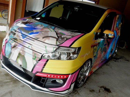 初音ミク 痛車 立体造形 フィギュア