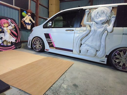 初音ミク 痛車 立体造形 フィギュア