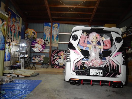 初音ミク 痛車 立体造形 フィギュア