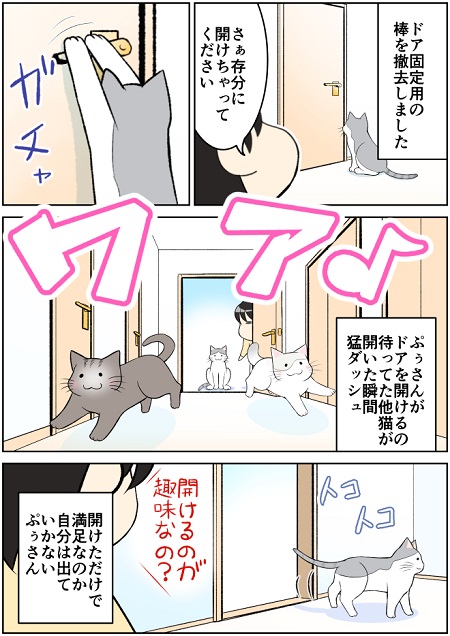 ドア開けるだけ