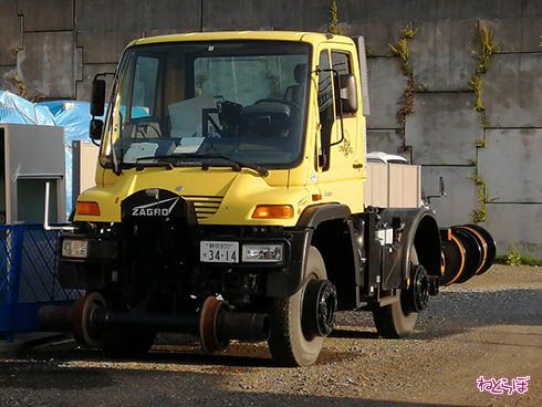 海外 鉄道 地下鉄 アムステルダム ベンツ 自動車 保線 軌陸車