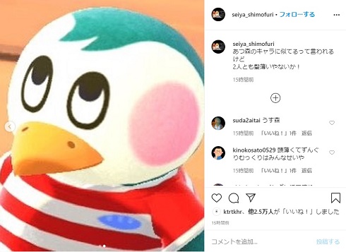 霜降り明星 せいや どうぶつの森 あつ森 どう森 のりまき