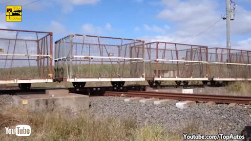 鉄道 海外 オーストラリア ダイヤモンド クロッシング 平面交差