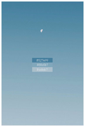 カラーコードの空