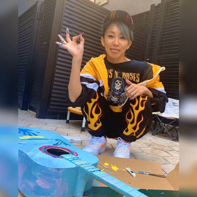 倖田來未 おうち時間 みんなで過ごすおうち時間