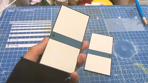 ふすまのミニチュアができたところ