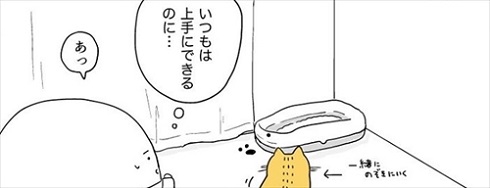 虫が怖かった猫ちゃん
