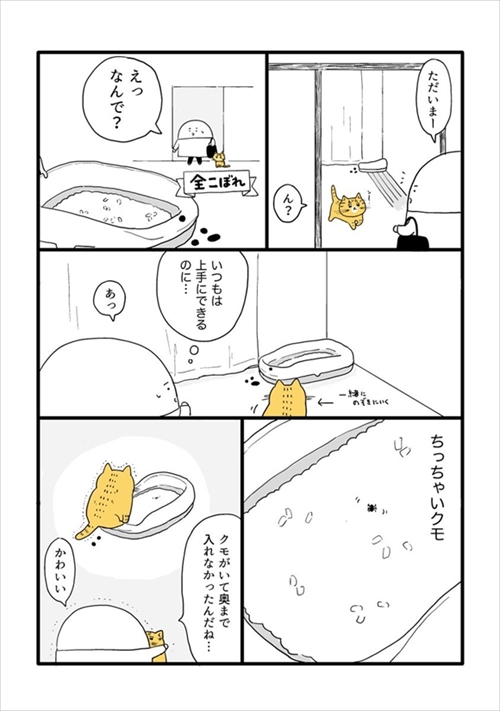 虫が怖かった猫ちゃん
