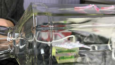 ボトルガンプラ プラモデル 瓶の中で 組み立て ボトルシップ りっしぃ