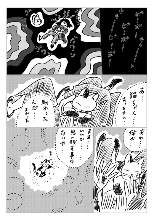 生まれ変わって猫になった話