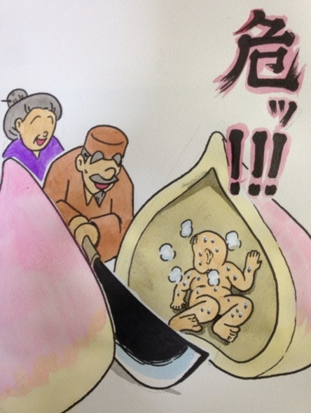 桃太郎 多分あったシーン 山形尚平 鬼 きびだんご キジ 猿 犬