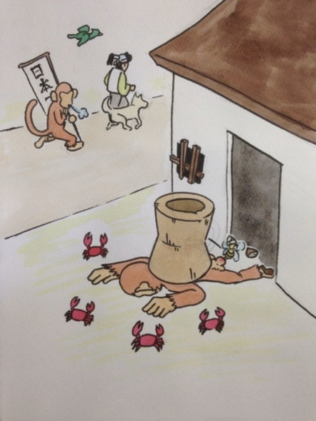 桃太郎 多分あったシーン 山形尚平 鬼 きびだんご キジ 猿 犬