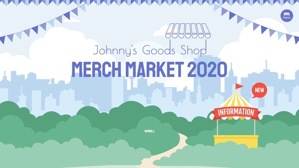 Johnny’s goods shop MERCH MARKET 2020