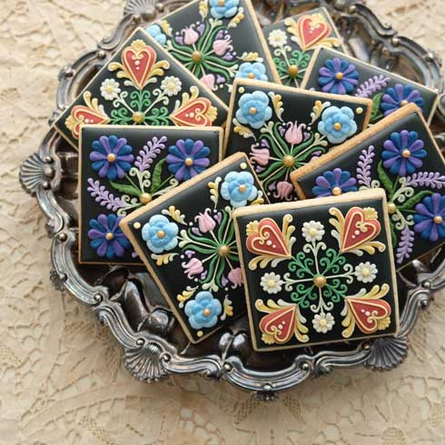 KUNIKA スイーツアーティスト アイシング クッキー アクセサリー 飾り タイル