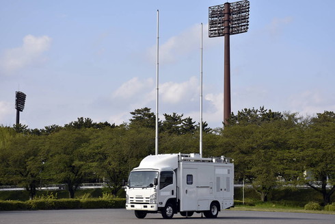 ヤフオク 移動基地局車