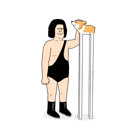 1いいねで1mm足が伸びるコーギー3