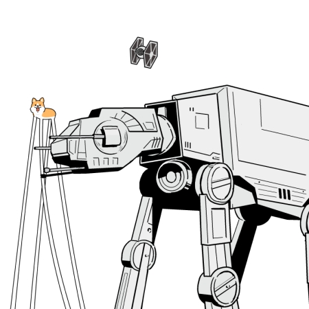 1いいねで1mm足が伸びるコーギー6