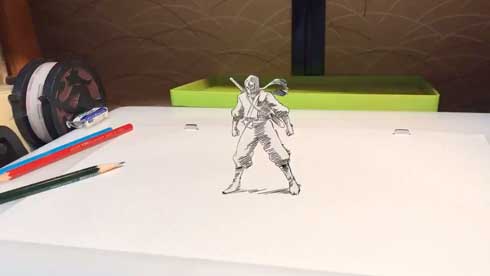 机で逃げ回る 作画忍者 アニメーション アニメーター 高橋優也