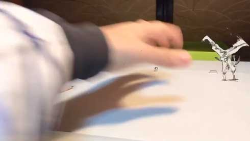 机で逃げ回る 作画忍者 アニメーション アニメーター 高橋優也