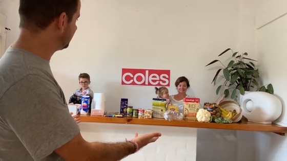 自宅でスーパーマーケット 動画