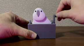 Party Parrot 作ってみた 手回し 自作 動く トリ オウム おみょ